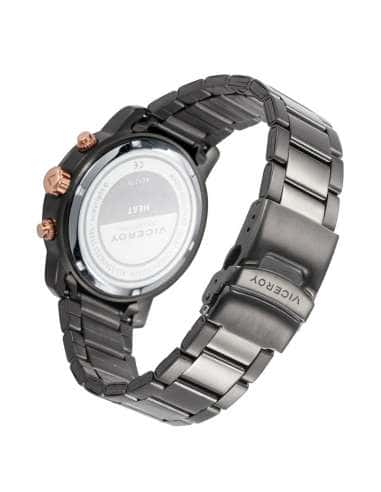 Reloj para Hombre Cronógrafo en Acero Negro con...