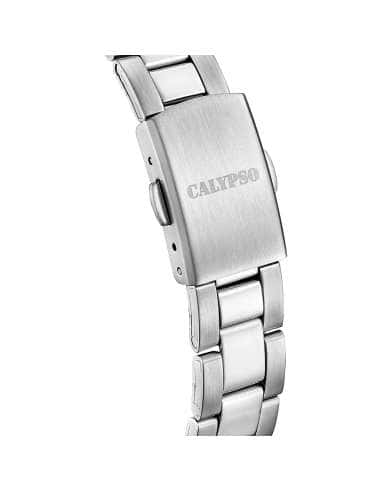 Reloj para Niño Clásico con Correa de Acero y Esfera Azul - Calypso K5863/3