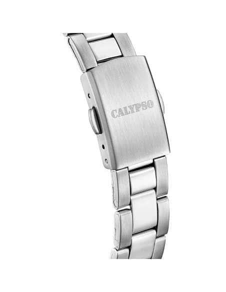 Reloj para Niño Clásico con Correa de Acero y Esfera Azul - Calypso K5863/3