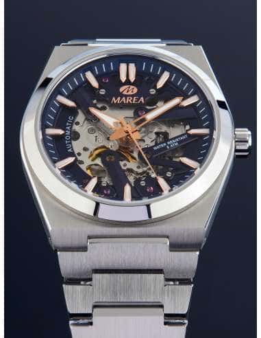 Reloj para Hombre Automático de Acero con Esfera Skeleton - Marea B54274/2