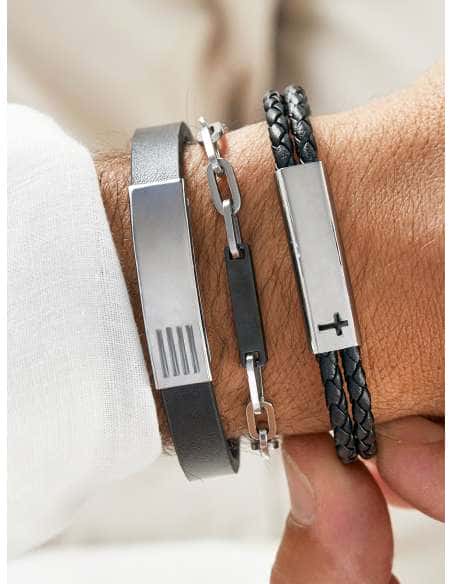 Pulsera para Hombre de Acero - Marea C00103/402