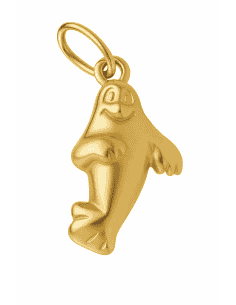 Colgante de oro con forma de Foca - Oro Amarillo 18K