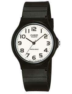 Reloj para Hombre Clásico con Esfera Blanca y Correa Negra de Resina - Casio MQ-24-7B2LEG