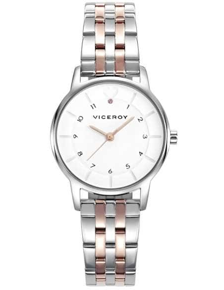 Reloj para Niña  Bicolor con Esfera Blanca - Viceroy 42366-04