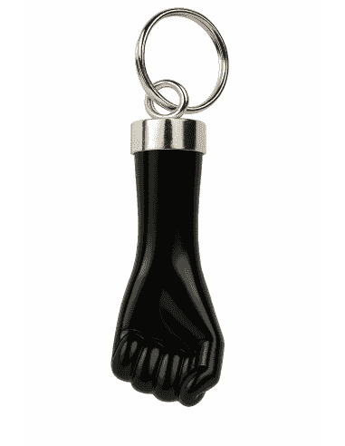 Colgante Puño negro de plata de Ley – Plata 925