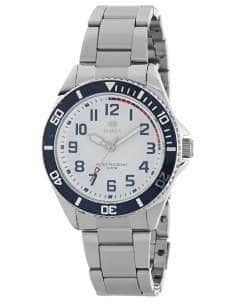 Reloj para Niño Deportivo con Correa de Acero y Esfera Blanca- Marea B41361/4