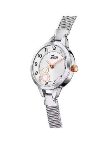 Pack Reloj y Complementos para Niña Oso con pulsera de plata - Lotus Junior 18862/3