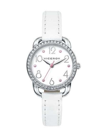 Reloj para Niña  con Correa Blanca y Circonitas - Viceroy 461024-05