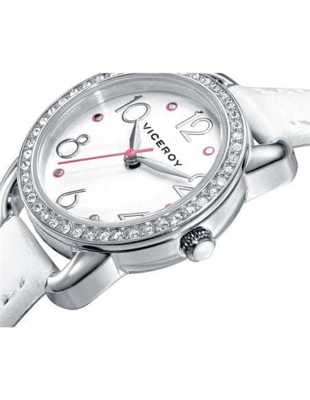Reloj para Niña  con Correa Blanca y Circonitas - Viceroy 461024-05