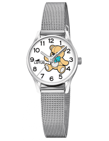 Pack Reloj y Complementos para Niña Oso con pulsera de plata - Lotus Junior 18571/J