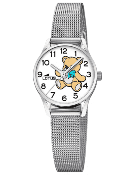 Pack Reloj y Complementos para Niña Oso con pulsera de plata - Lotus Junior 18571/J