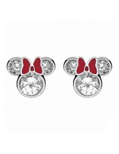 Pendientes Minnie Cristal en Plata de Ley - Disney ES00014RZWL.CS