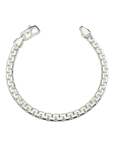 Pulsera de plata Tipo Greca de Plata 925-  Hurjo 0052001577