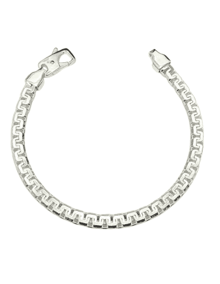 Pulsera de plata Tipo Greca de Plata 925-  Hurjo 0052001577