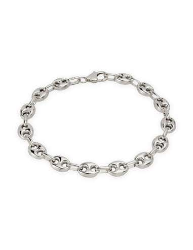 Pulsera  Calabrote Estilo Náutico de Plata 925K - Hurjo R012001499