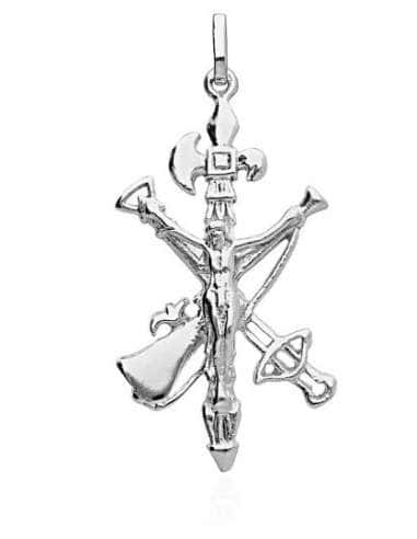 Colgante Cruz de la Legion - Plata de ley