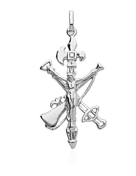 Colgante Cruz de la Legion - Plata de ley