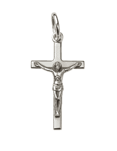 Colgante Cruz de Plata con Cristo - Plata 925