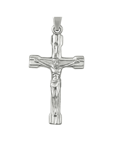 Colgante Cruz de Cristo en Plata de Ley - Plata 925