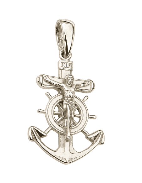 Colgante Cruz del Mar en Plata de Ley – Plata de 925