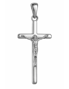Colgante Cruz  Clásica de Plata de Ley – Plata 925
