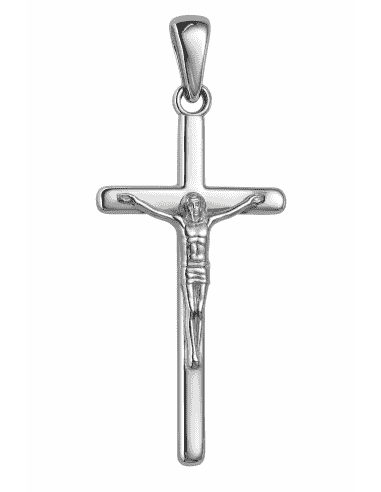 Colgante Cruz  Clásica de Plata de Ley – Plata 925