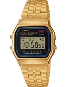 Reloj Unisex Vintage Dorado y negro - Casio A159WGEA-1EF