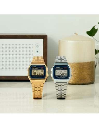 Reloj Unisex Vintage Dorado y negro - Casio...