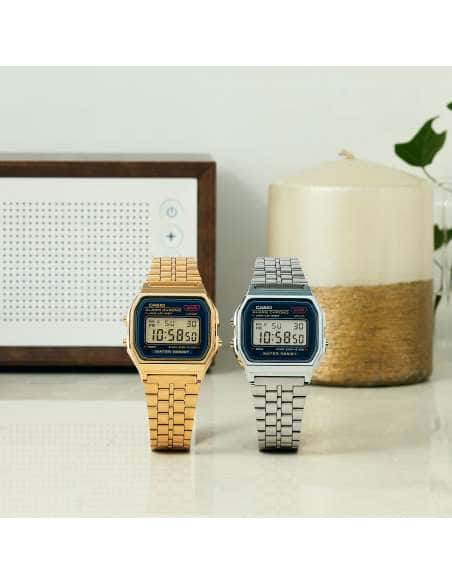 Reloj Unisex Vintage Dorado y negro - Casio A159WGEA-1EF