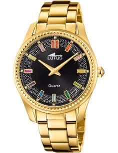 Reloj para Mujer Acero Dorado con Detalles Multicolor - Lotus 18902/6