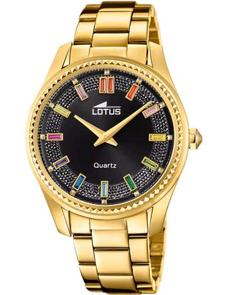 Reloj para Mujer Acero Dorado con Detalles Multicolor - Lotus 18902/6