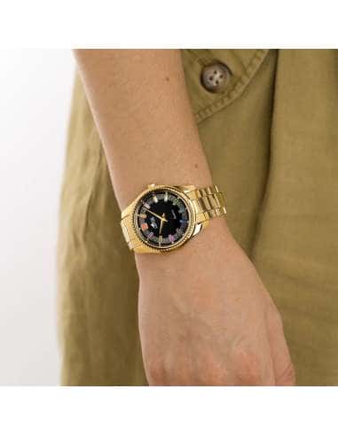 Reloj para Mujer Acero Dorado con Detalles...
