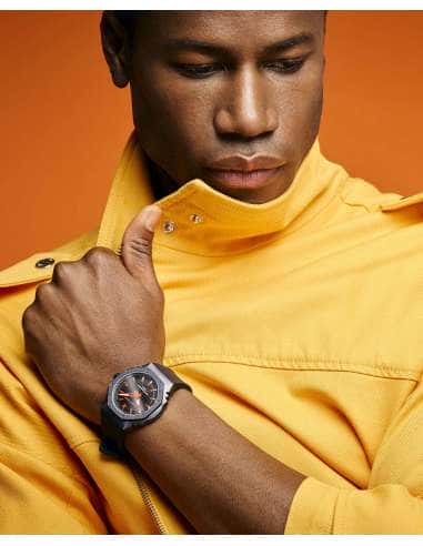 Reloj para Hombre con Correa de Silicona Negra...