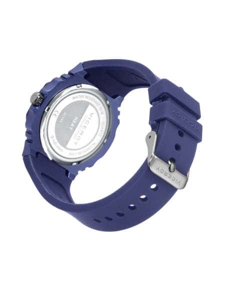 Reloj para Hombre con Correa de Silicona Azul y Esfera Negra con Detalles en Azul - Viceroy 41131-37