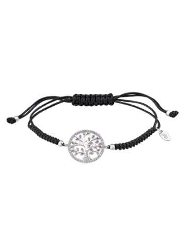 Pulsera para la vida en Plata de Ley con Piedras Multicolor - Lotus LP1896-2/2