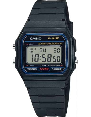 Reloj Casio para F-91W Digital Negro - Casio F-91W-1YEG