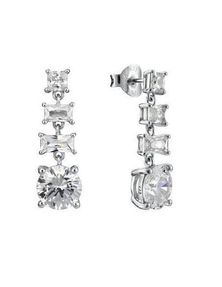 Pendientes Largos Mujer de Plata Ley con Circonitas - Viceroy 71019E000-38