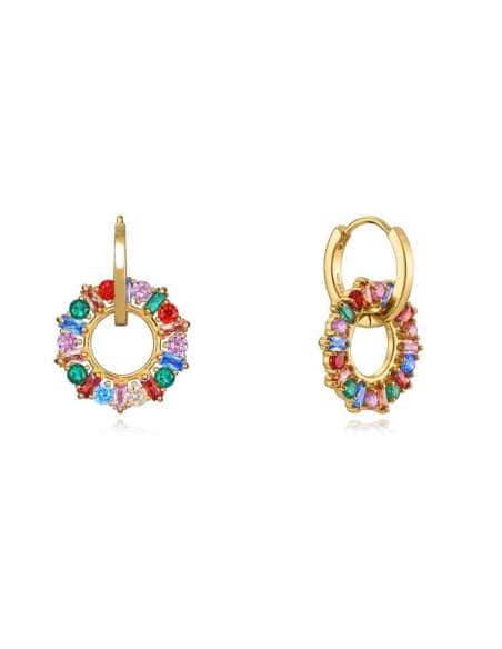 Pendientes para Mujer de Plata Aro Multicolor - Viceroy 13174E100-39