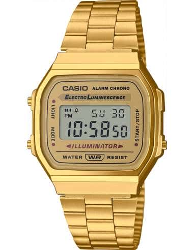 Reloj Unisex Dorado Vintage - Casio A168WG-9EF