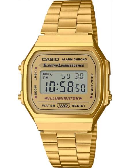 Reloj Unisex Dorado Vintage - Casio A168WG-9EF