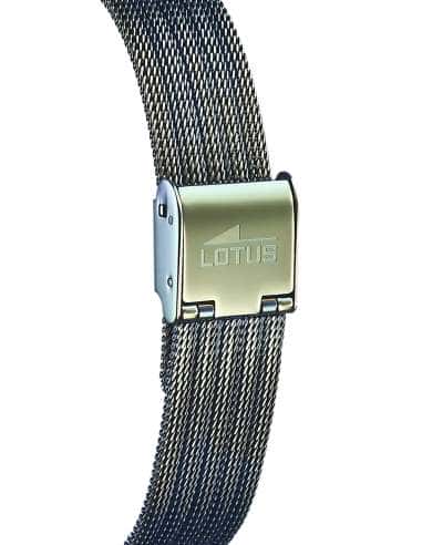 Reloj para Mujer esfera Plateada y Correa de Malla Multicolor- Lotus 18749/1