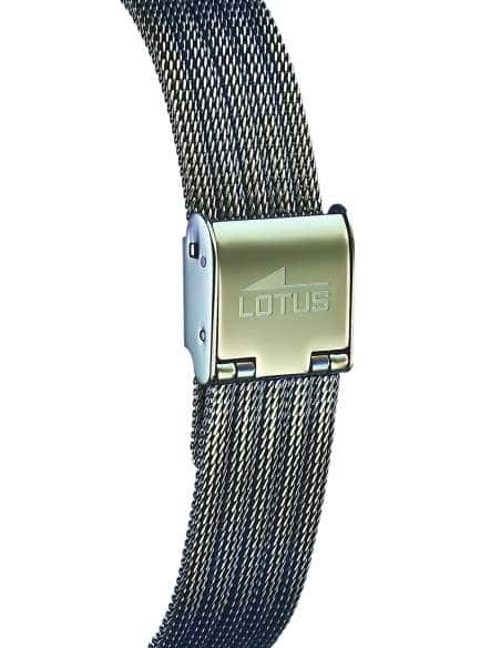 Reloj para Mujer esfera Plateada y Correa de Malla Multicolor- Lotus 18749/1