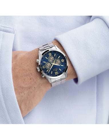 Reloj para Hombre Cronógrafo Esfera Azul y...