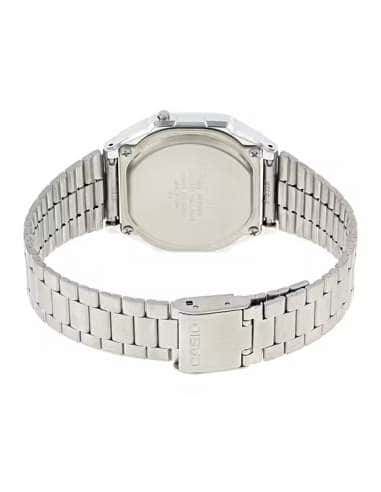 Reloj Digital Retro Acero Inoxidable con Pantalla Azul Iluminator - Casio A168WEM-2EF