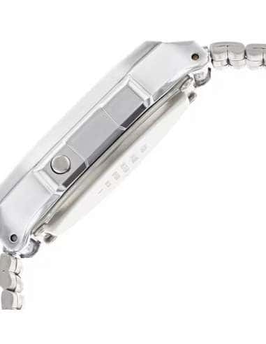 Reloj Digital Retro Acero Inoxidable con Pantalla Azul Iluminator - Casio A168WEM-2EF