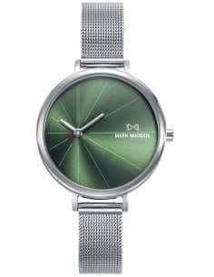 Reloj para Mujer Esfera Verde con Correa de Malla de Acero Inoxidable - Mark maddox MM0140-66