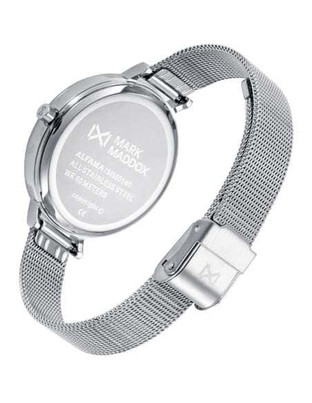 Reloj para Mujer Esfera Verde con Correa de Malla de Acero Inoxidable - Mark maddox MM0140-66