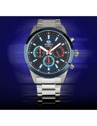 Reloj para Hombre Deportivo Cronógrafo Esfera Azul - Marea 36193/4