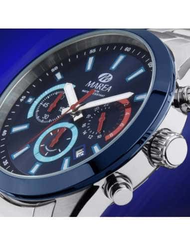 Reloj para Hombre Deportivo Cronógrafo Esfera Azul - Marea 36193/4