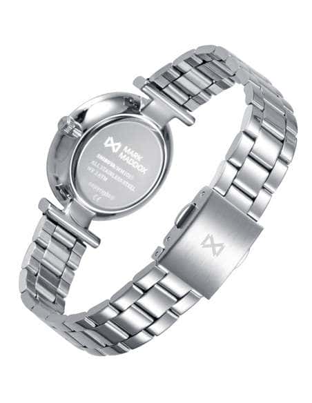 Reloj para Mujer de Acero Bicolor con Esfera Verde y Detalles Florales - Mark Maddox MM1015-63